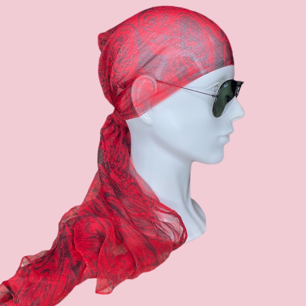 Rose Print Scarf